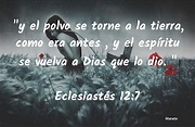 La Biblia - EclesiastÃ©s - 12:7