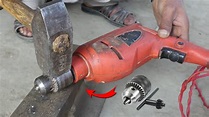 How to Change The Drill Chuck || Replace Drill Chuck - YouTube