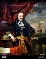 Portrait of Michiel de Ruyter as Lieutenant-Admiral. Painted by ...