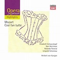 Mozart: Così fan tutte (Highlights), Herbert Von Karajan | CD (album ...