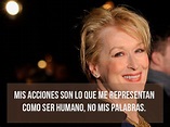 10 Frases inspiradoras de Meryl Streep para reflexionar