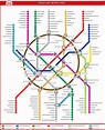 Detallado mapa de metro de la ciudad de Moscú | Moscú | Rusia | Europa ...