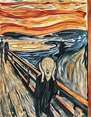 El Grito (1893) por Edvard Munch página para colorear para adultos 2022