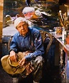 Arthur Boyd in his studio at Bundanon, National Portrait Gallery