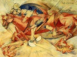 benconradart: “Carlo Carrá - “Il Cavaliere Rosso” (1913) ” | Futurismus ...