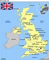 Carte Royaume-Uni & Plan
