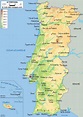 Mappa del Portogallo - Mappa dettagliata del Portogallo (Europa ...