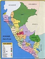 MAPA DE PERÚ - MOCHILEROS VIAJEROS