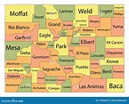 Printable County Map Of Colorado - Printable Word Searches