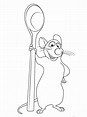Dibujos para colorear Remy (Ratatouille) | Dibujosparaimprimir.es