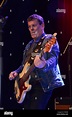 Gerry McAvoy of Band of Friends on stage playing his Fender Precision ...