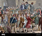 La Révolution française (1789). Les Girondins sortent de prison pour ...