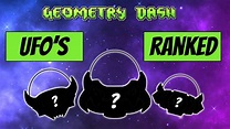 I RANKED all UFO Icons in Geometry Dash - YouTube