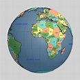 World Map Globe 3d - Black Sea Map