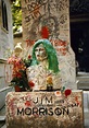 Jim Morrison Grave : Jim Morrison Grave In Perelachaise Cemetery Paris ...