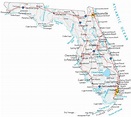 Map of Florida - Cities and Roads - GIS Geography