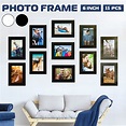 Wall Hanging Photo Display DIY Picture Frames 11pcs Home Art Decor For ...