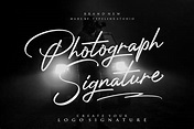 Photograph Signature Logo fonts (269187)