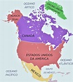 【Mapa de América del Norte】🥇 | Mapas Norteamérica | Político | Físico