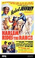 Harlem Rides the Range poster Stock Photo - Alamy