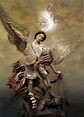 Amazon.de: Saint Michael der Erzengel – Religiöse Print Poster Wall Art ...