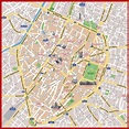 Centro da cidade de bruxelas mapa pdf - mapa Turístico do centro da cidade de Bruxelas (Bélgica)
