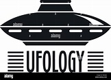 La ufología logotipo BARCO. Simple ilustración de la ufología buque ...