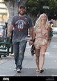 Randy Couture and girlfriend Mindy Robinson appear in good spirits ...