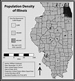 Population Density Map of Illinois