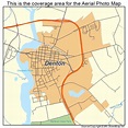 Aerial Photography Map of Denton, MD Maryland
