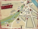 DERRY . | Derry, Map, Stephen king