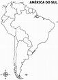 10 Mapas Da America Do Sul Para Colorir E Imprimir Teaching Geography ...