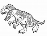 Jurassic World Indominus Rex Lego Para Colorear | Paginas Para Colorear