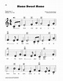 Home Sweet Home Sheet Music | John Howard Payne and Henry R. Bishop | E ...