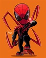 Spiderman miles morales chibi vector clipart instant download svg png ...