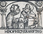 Herophilos, Erasistratus, Ancient Greek Photograph by Wellcome Images