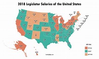 Map: Paid Enough? Every State's Legislator Salary in the U.S.