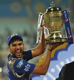 Rohit Sharma with IPL 8 Trophy