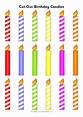 How Old Are You? Birthday Cake Candles Cut-and-Stick Activity (SB11407 ...