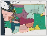 Map Washington State Congressional Districts - London Top Attractions Map