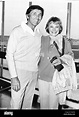 June Allyson actress with her husband David Ashrow At Londons Heathrow ...