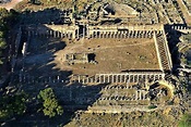 The influence of ancient Greek architecture visible in the aerial view ...