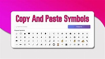 How to Copy and Paste Symbols on PC, Mac, iPhone & Android - TechBar