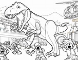 Ausmalbilder Lego Jurassic World | Dinosaur coloring pages, Lego ...