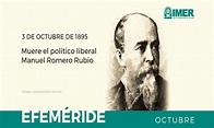 EfeméridesRIO: Muere Manuel Romero Rubio, político liberal | RI Oaxaca