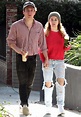 Addison Timlin and Jeremy Allen White at a juice bar in Los Angeles ...