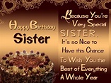 Birthday Wishes For Sister - Birthday Images, Pictures