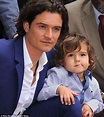 Orlando Bloom and son Flynn unveil his star on the Walk of Fame ...