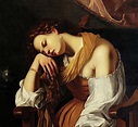 Mary Magdalene as Melancholy, 1622 Painting by Artemisia Gentileschi ...