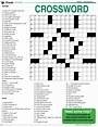 Free Printable Daily Crossword Puzzles